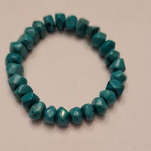 Vintage Faux Turquoise Stone Bracelet